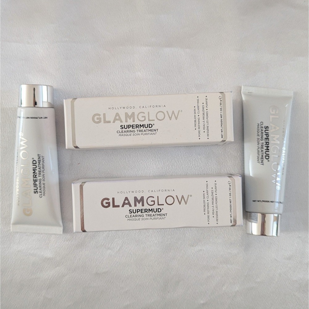New GLAMGLOW‎ Supermud Clearing Treatment 1 oz Set of 2